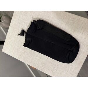 Stansport Black Insulated Water Bottle Holder Pouch with Clip Drawstring Toggle